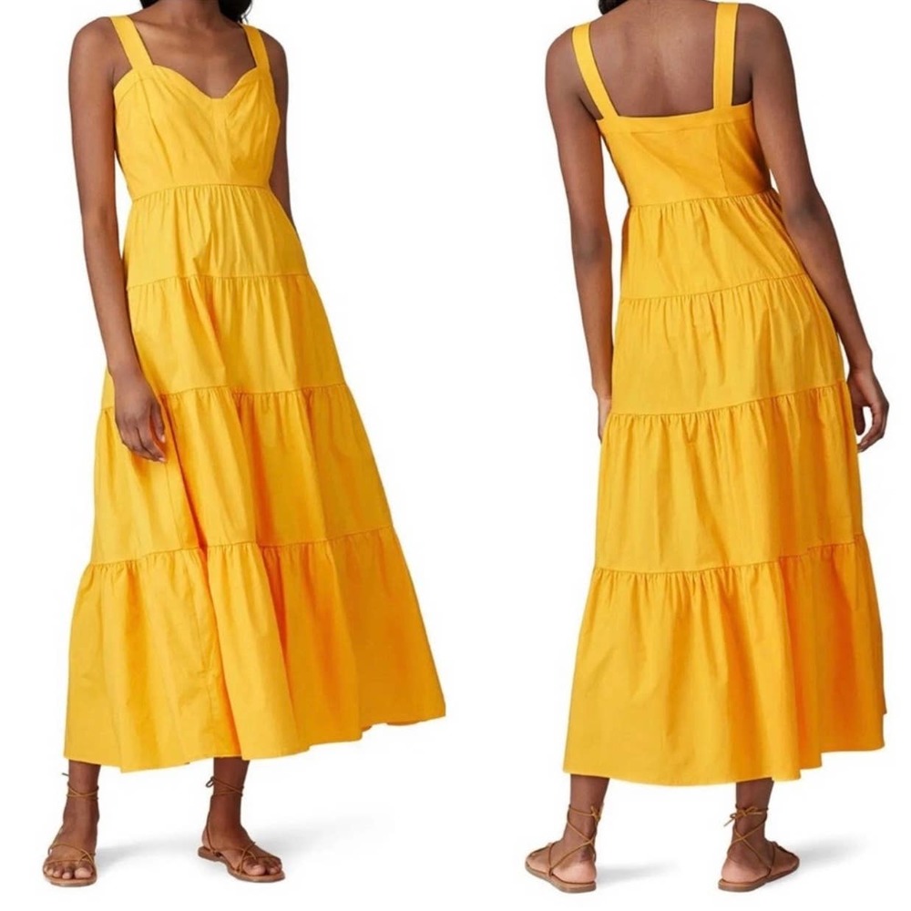 Color Me Courtney Yellow Cutie Tiered Maxi Dress